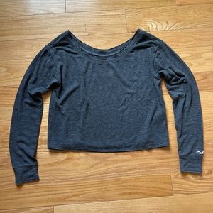 NWOT Hollister Off the Shoulder Long Sleeve Layering Shirt